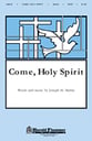 Come Holy Spirit SATB choral sheet music cover
